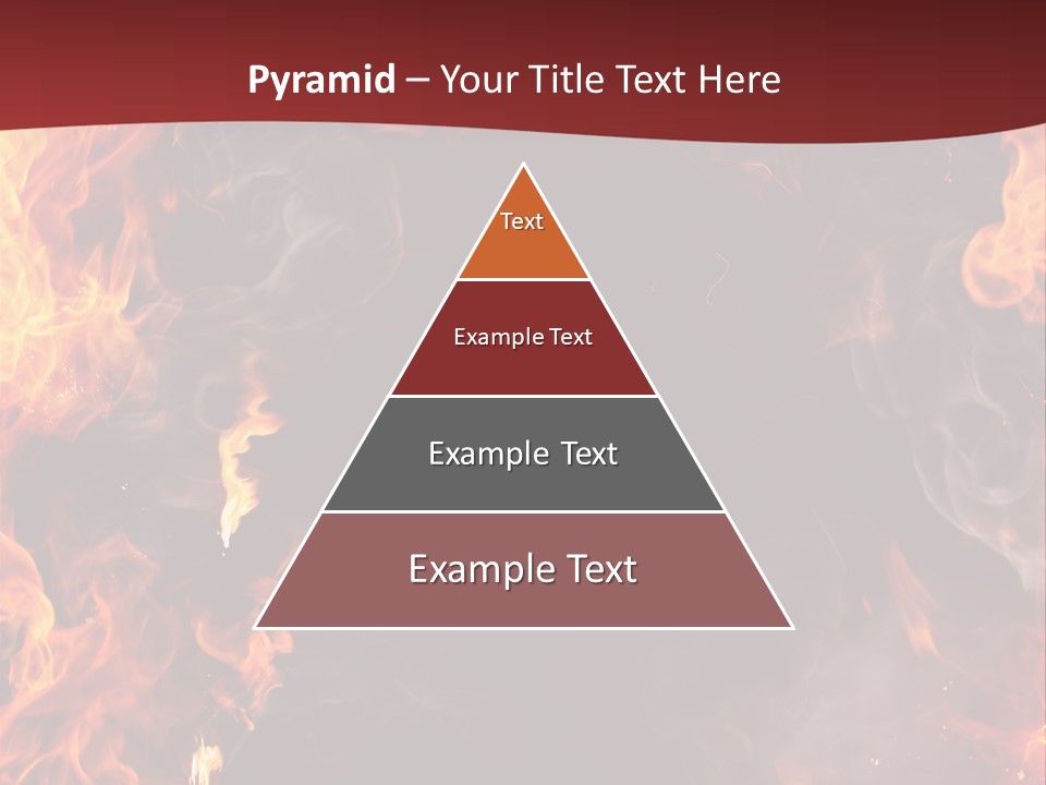 Burnt Border Campfire PowerPoint Template