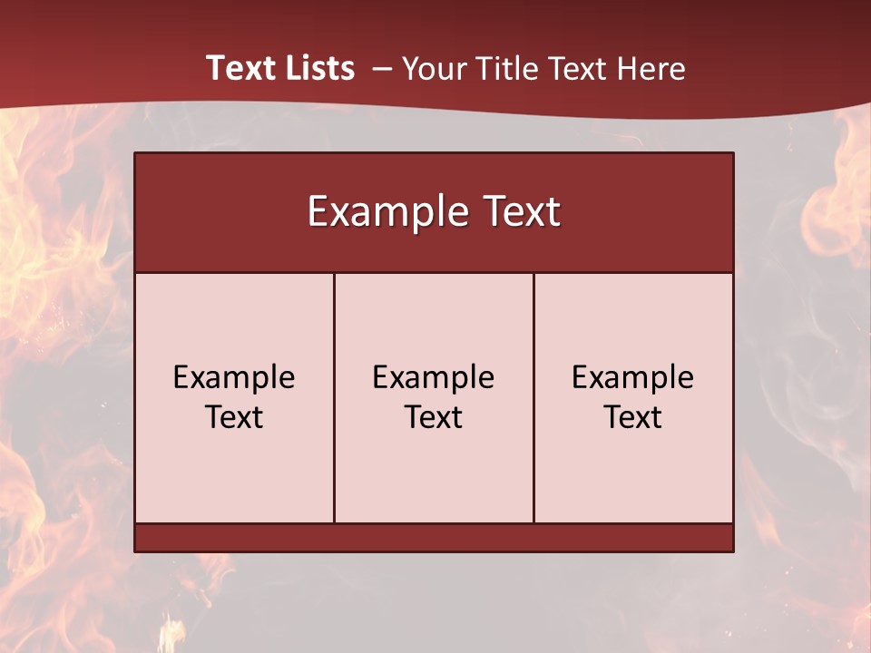 Burnt Border Campfire PowerPoint Template