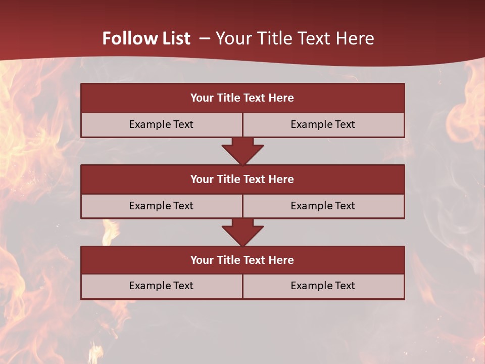 Burnt Border Campfire PowerPoint Template
