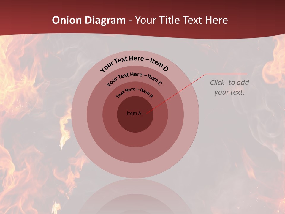 Burnt Border Campfire PowerPoint Template