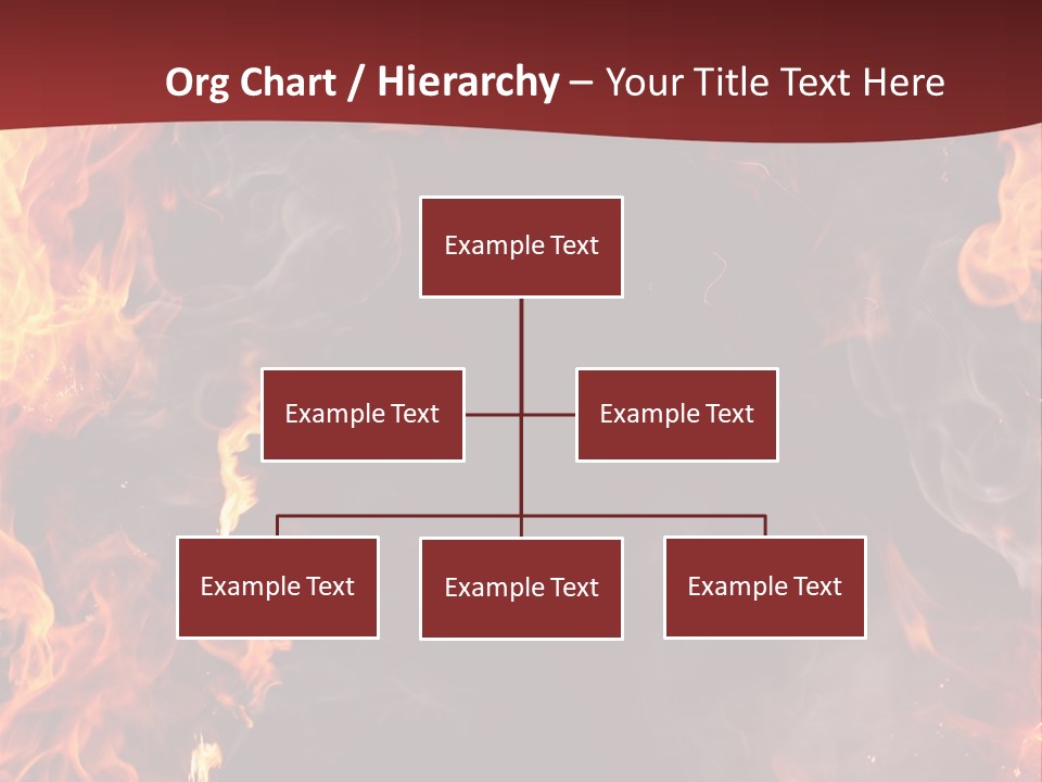 Burnt Border Campfire PowerPoint Template