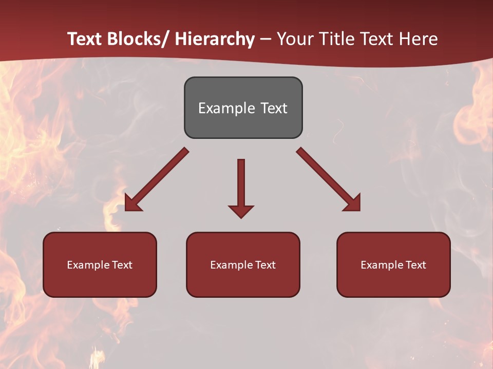 Burnt Border Campfire PowerPoint Template