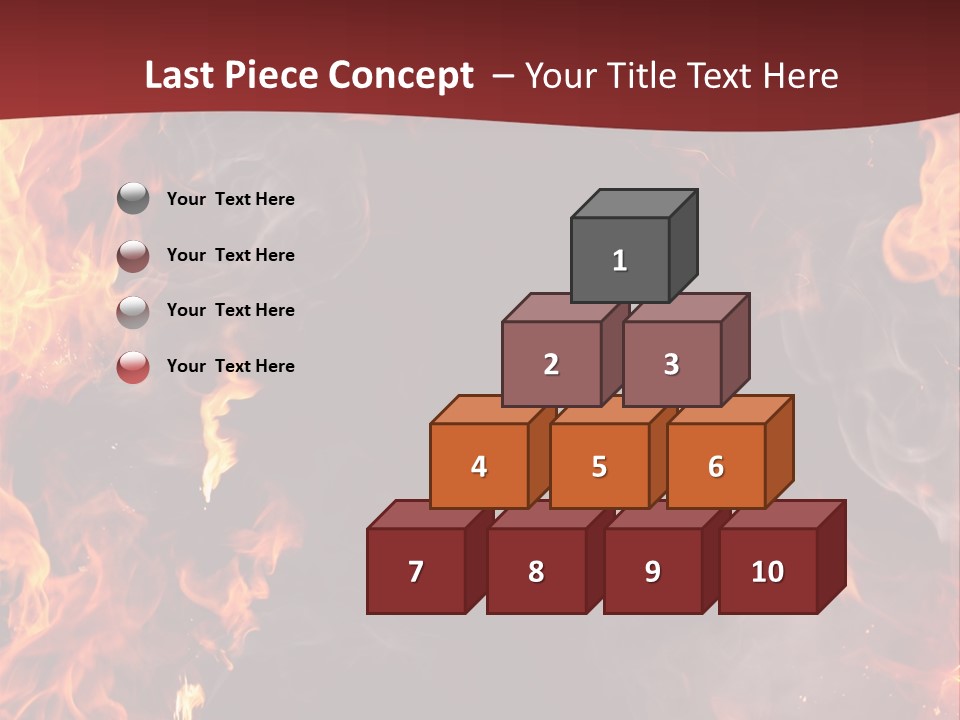 Burnt Border Campfire PowerPoint Template