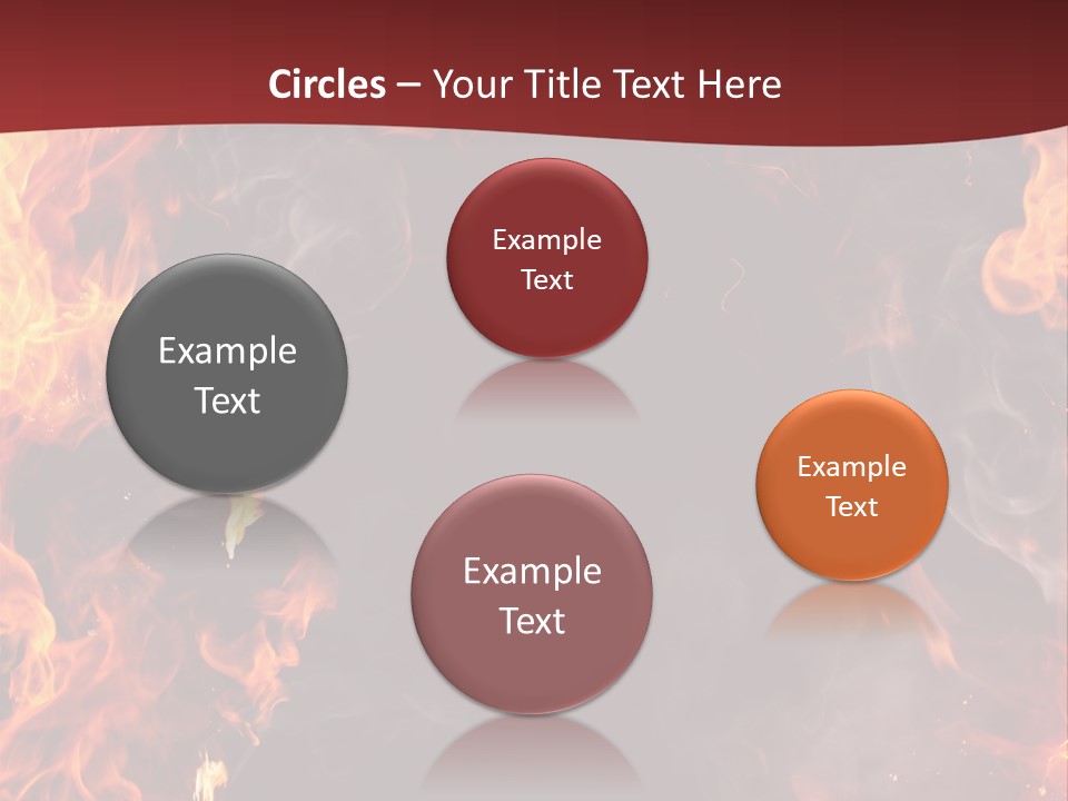 Burnt Border Campfire PowerPoint Template