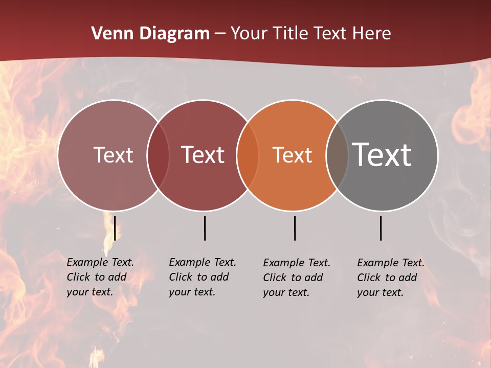 Burnt Border Campfire PowerPoint Template