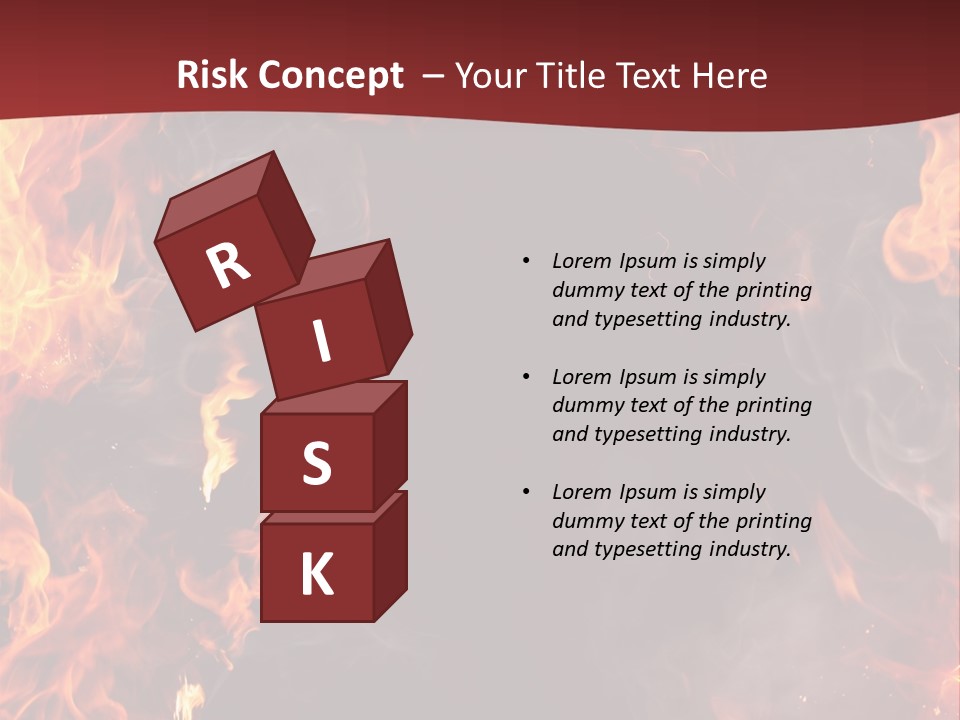 Burnt Border Campfire PowerPoint Template