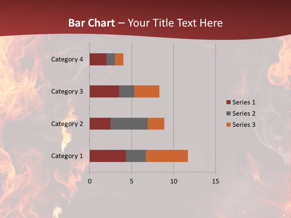 Burnt Border Campfire PowerPoint Template
