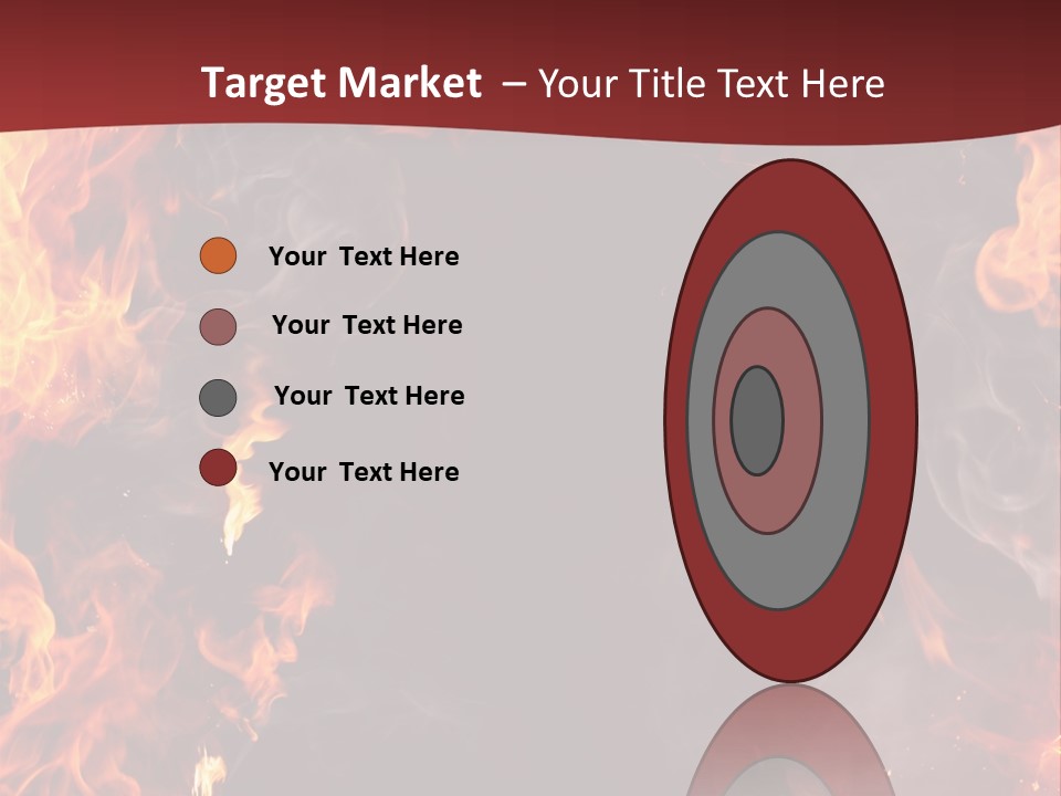 Burnt Border Campfire PowerPoint Template