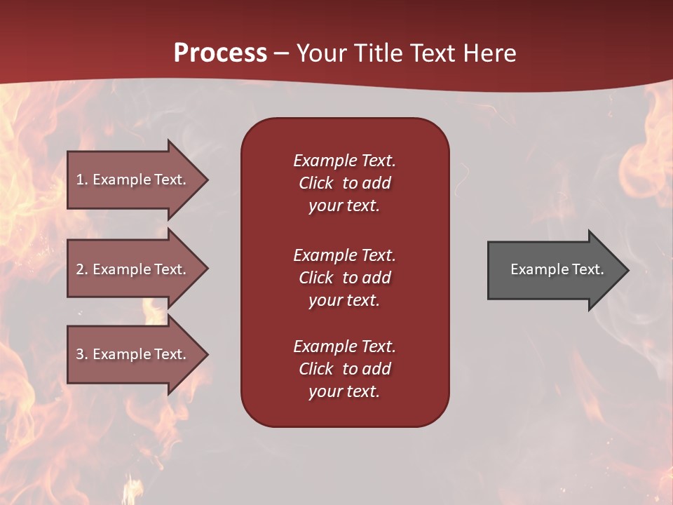 Burnt Border Campfire PowerPoint Template