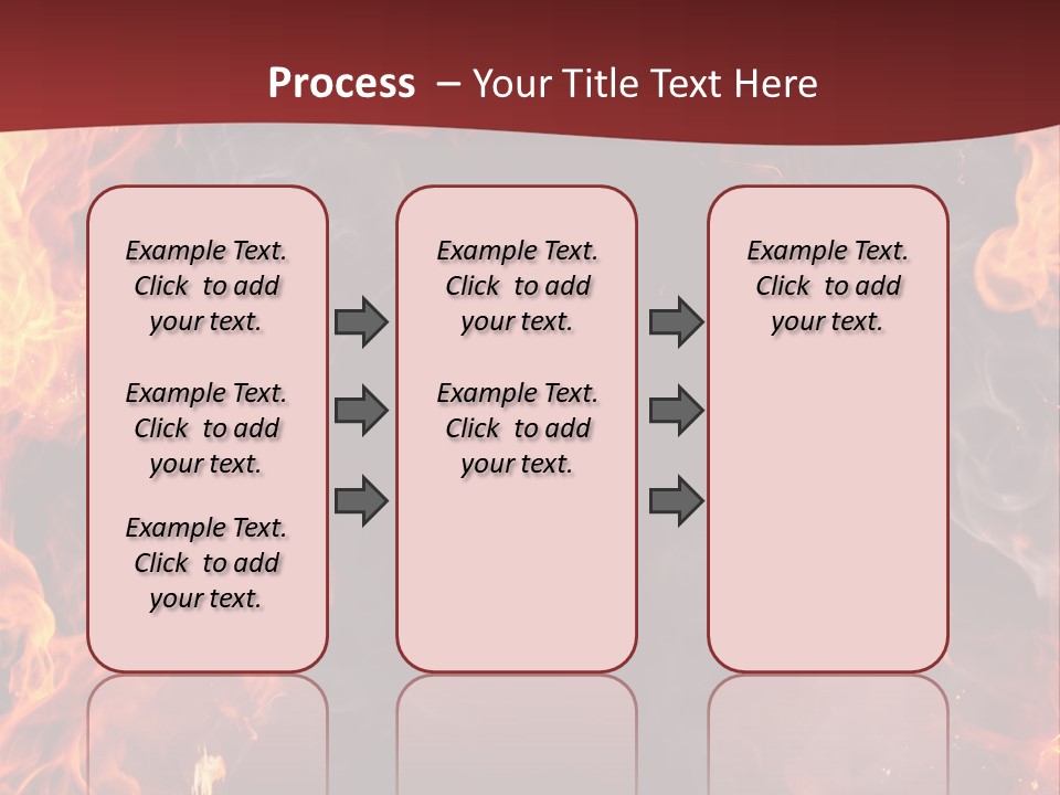 Burnt Border Campfire PowerPoint Template
