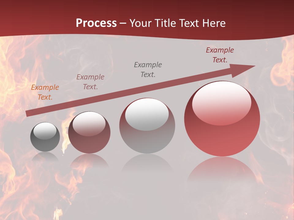 Burnt Border Campfire PowerPoint Template