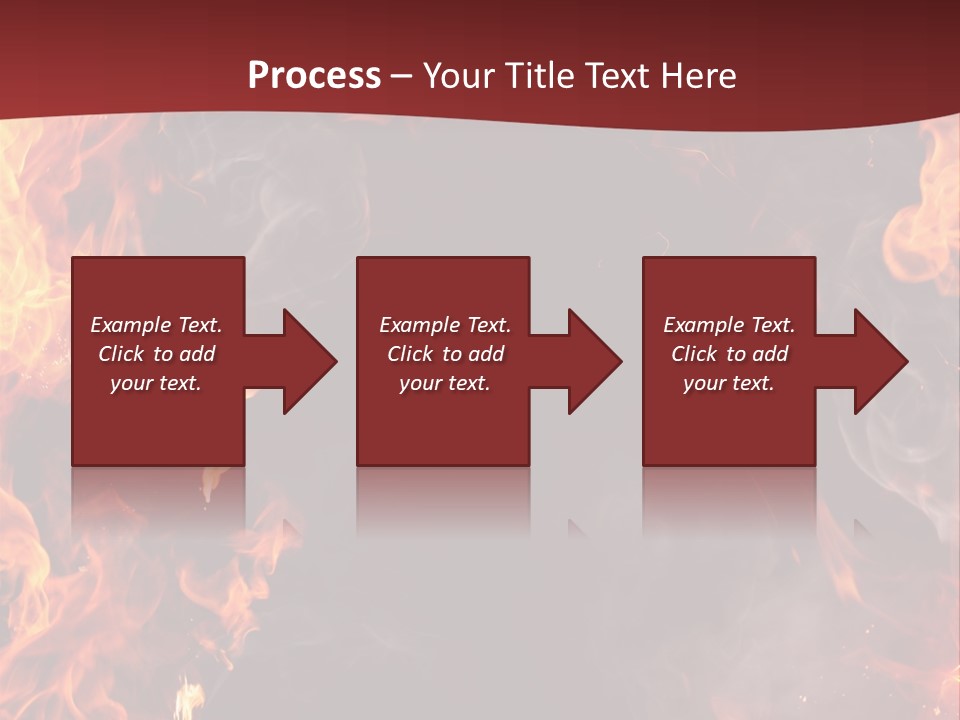 Burnt Border Campfire PowerPoint Template