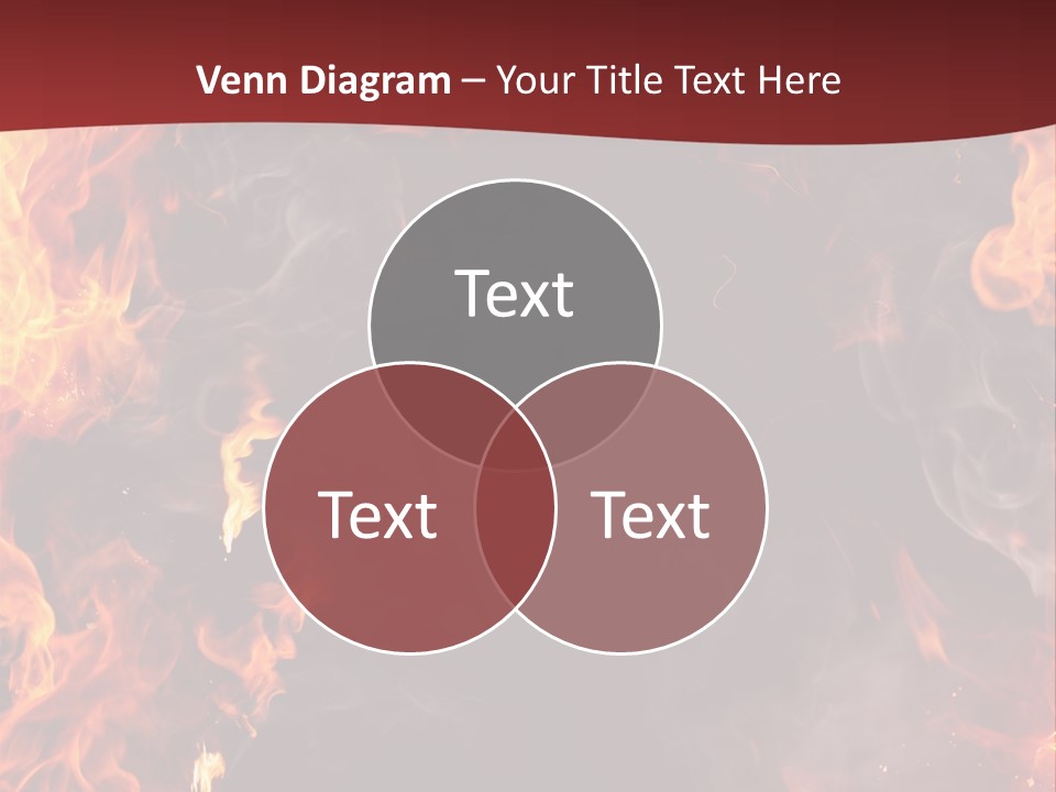 Burnt Border Campfire PowerPoint Template