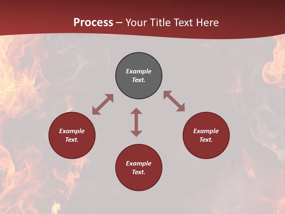 Burnt Border Campfire PowerPoint Template