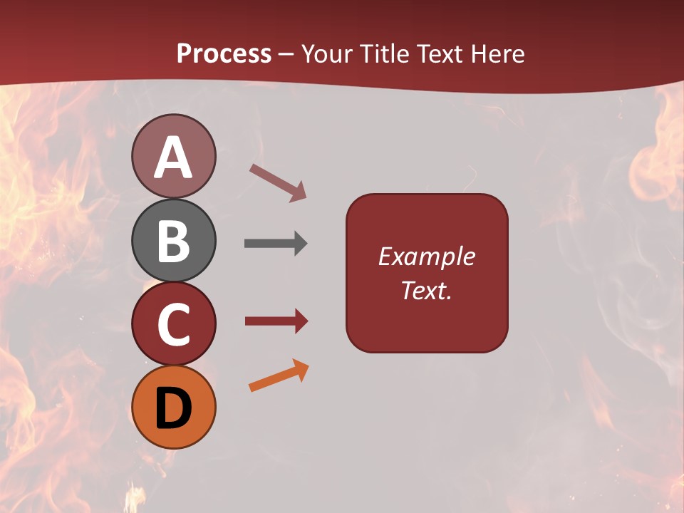 Burnt Border Campfire PowerPoint Template