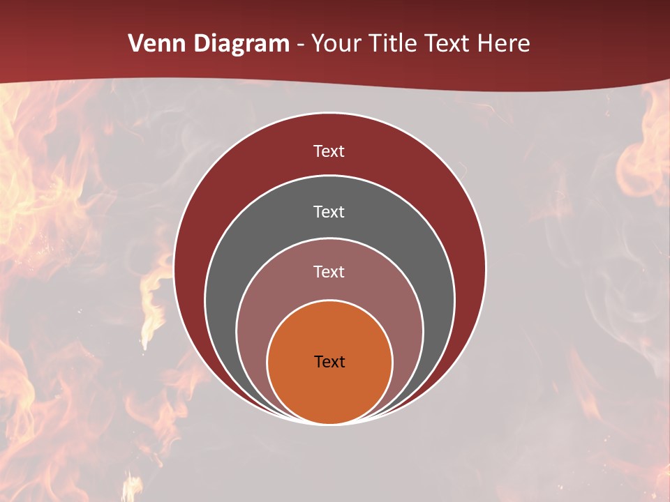 Burnt Border Campfire PowerPoint Template