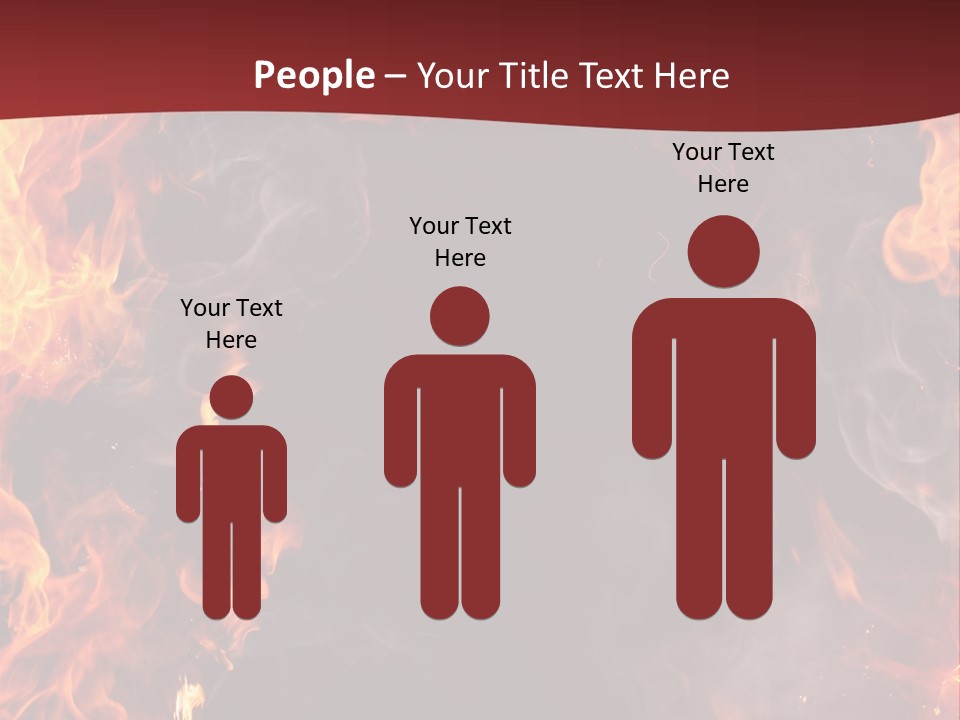 Burnt Border Campfire PowerPoint Template