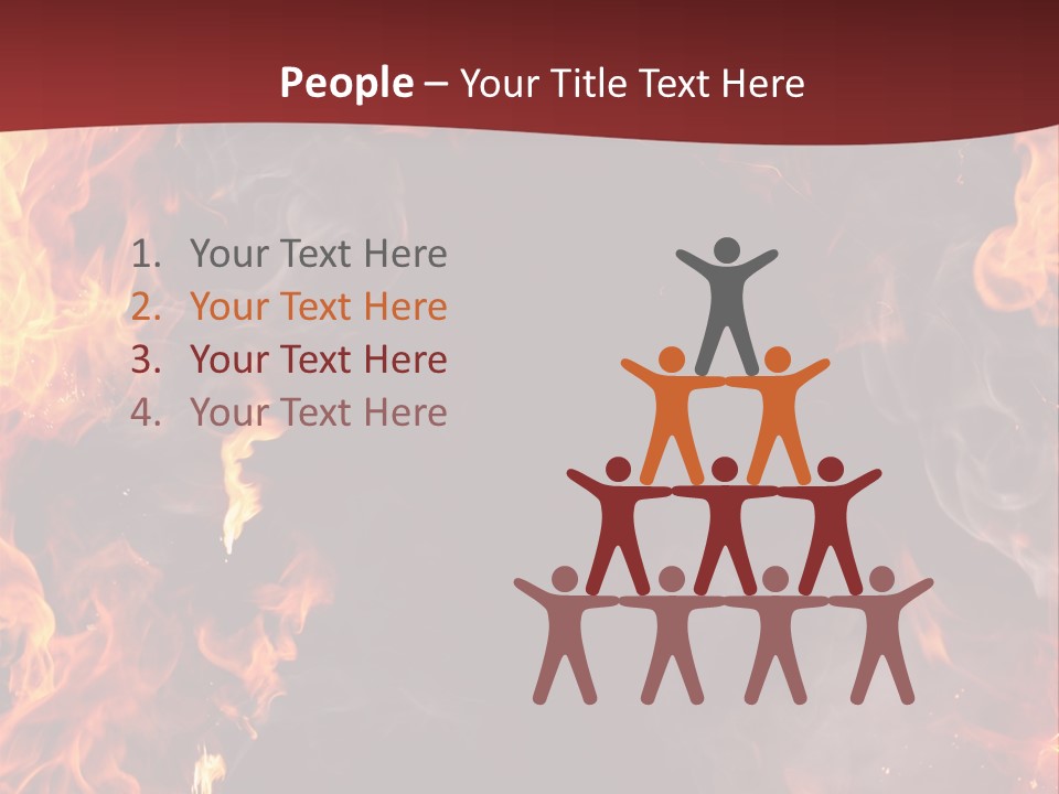 Burnt Border Campfire PowerPoint Template