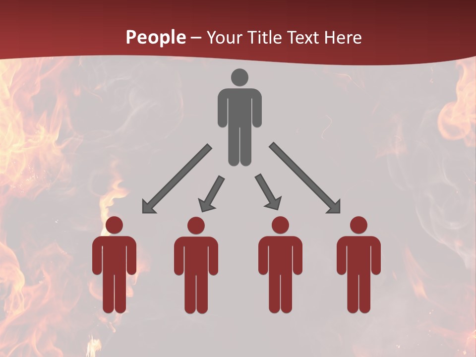 Burnt Border Campfire PowerPoint Template