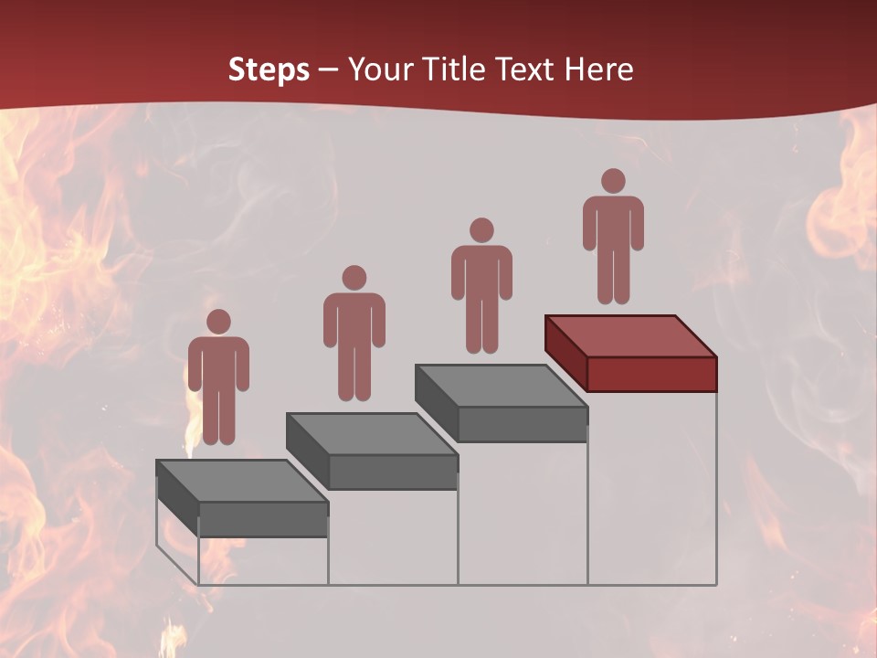 Burnt Border Campfire PowerPoint Template