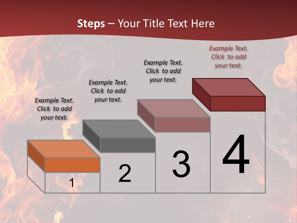 Burnt Border Campfire PowerPoint Template