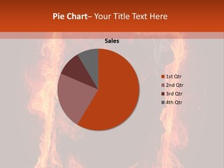 Igniting Shiny Flame PowerPoint Template