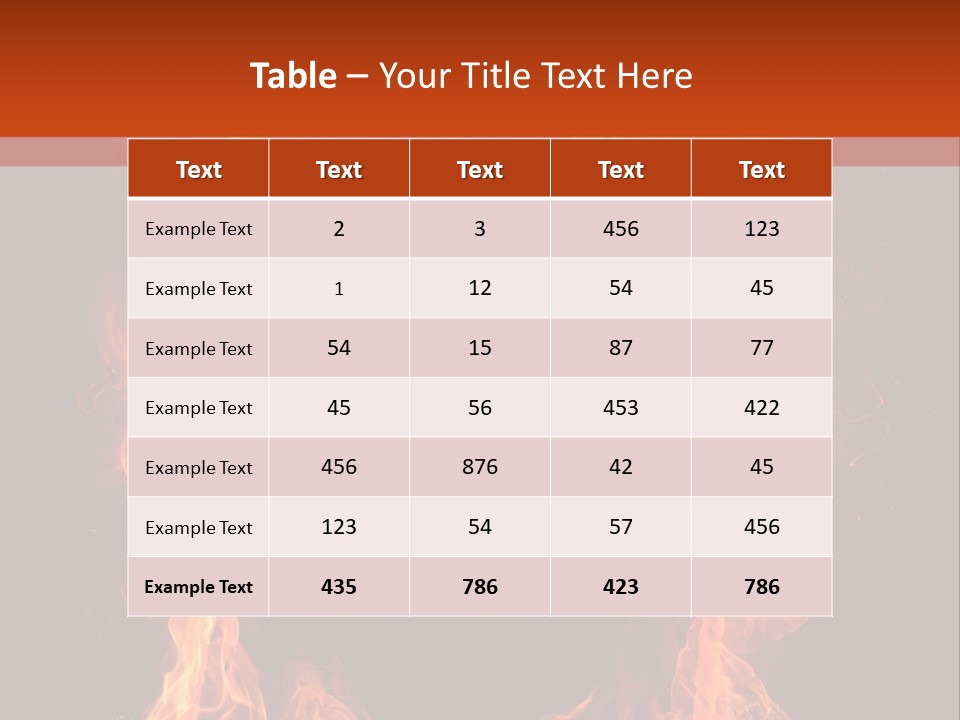 Igniting Shiny Flame PowerPoint Template