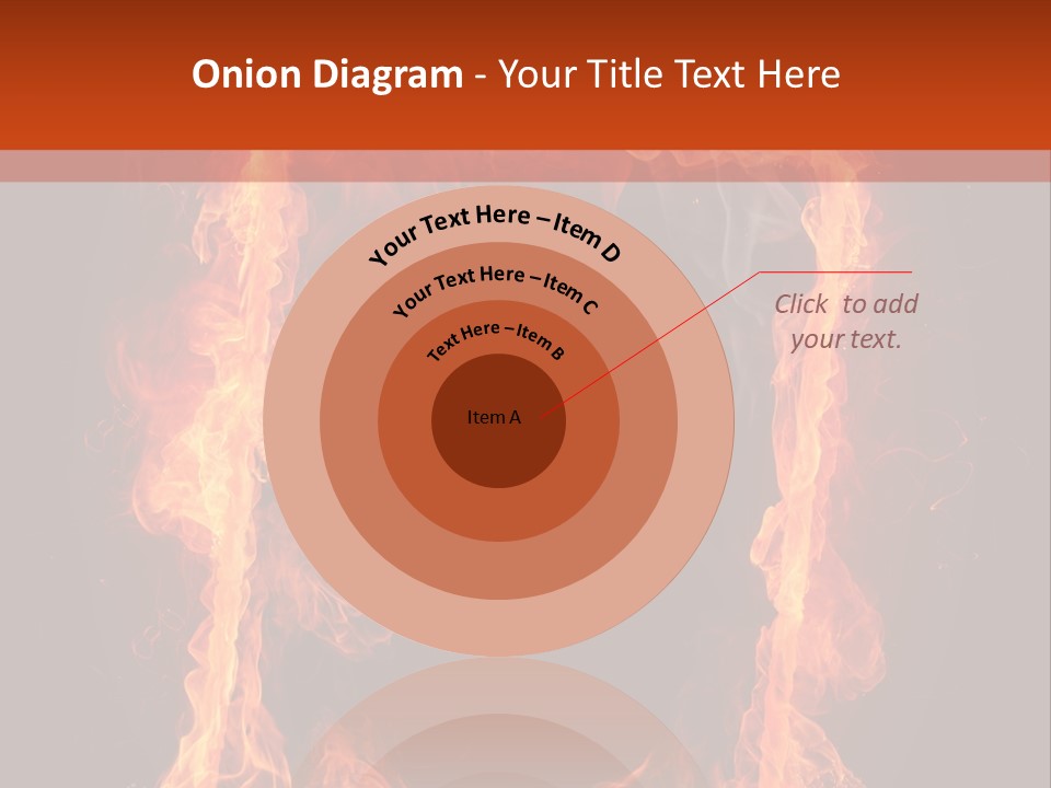 Igniting Shiny Flame PowerPoint Template