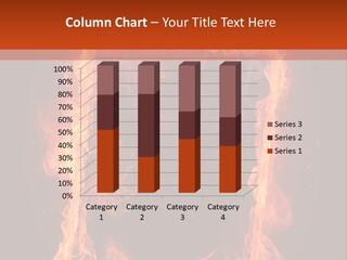 Igniting Shiny Flame PowerPoint Template