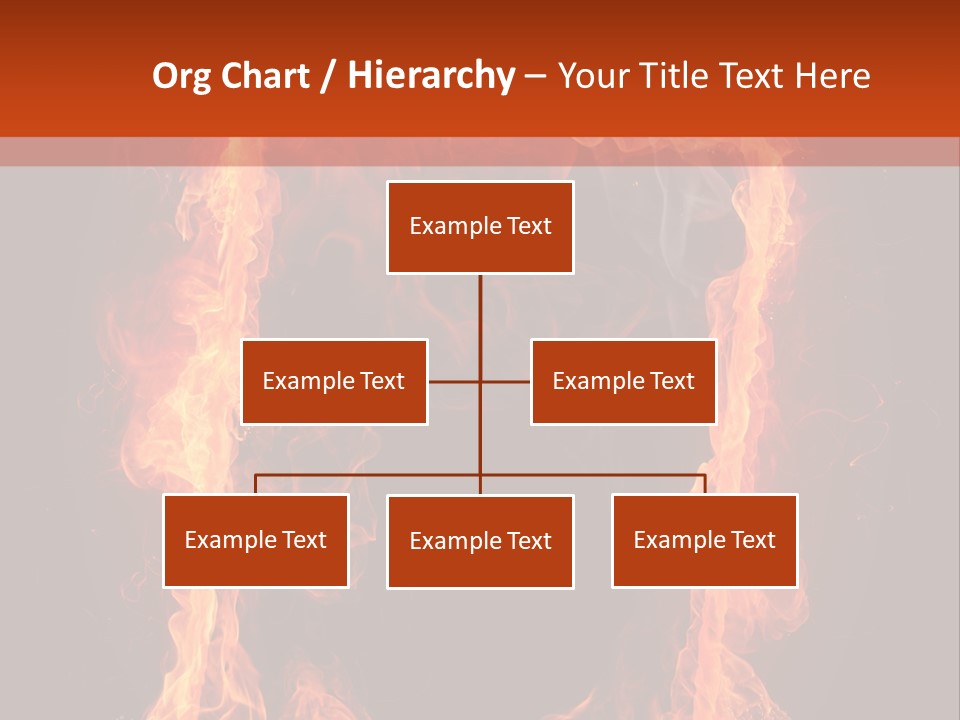 Igniting Shiny Flame PowerPoint Template