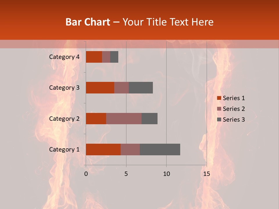 Igniting Shiny Flame PowerPoint Template