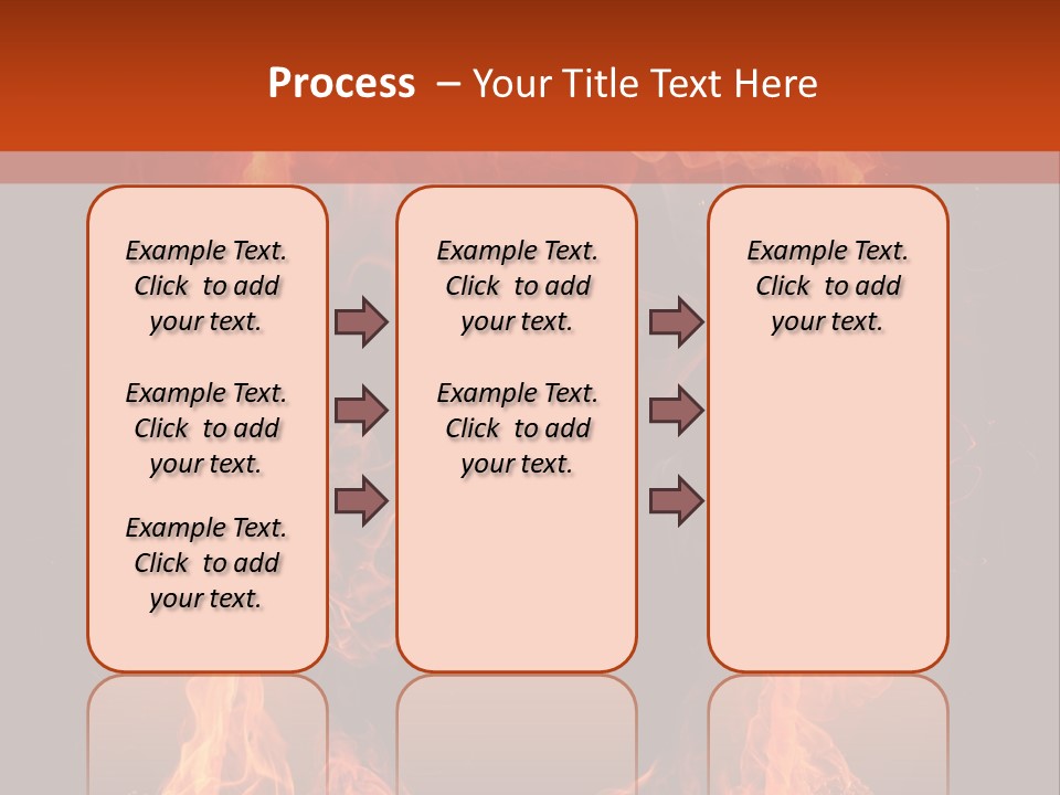 Igniting Shiny Flame PowerPoint Template