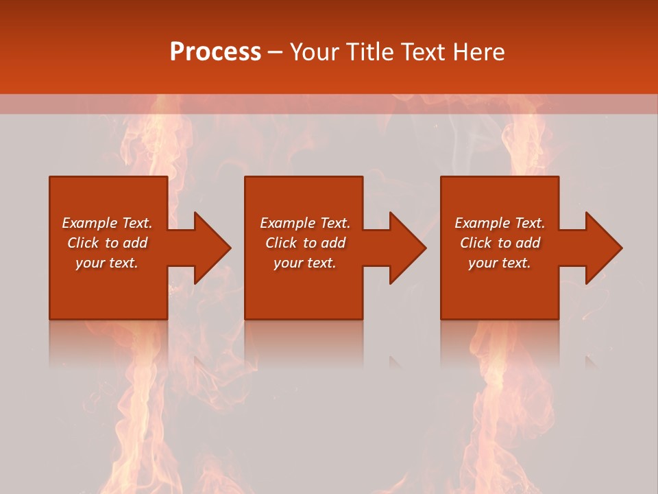 Igniting Shiny Flame PowerPoint Template
