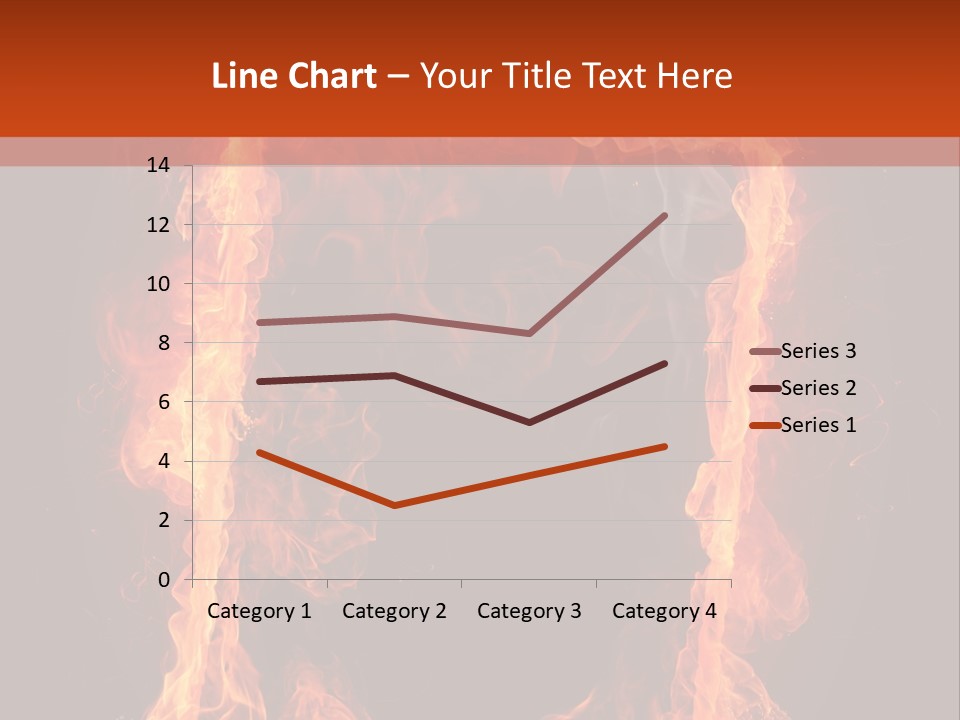 Igniting Shiny Flame PowerPoint Template