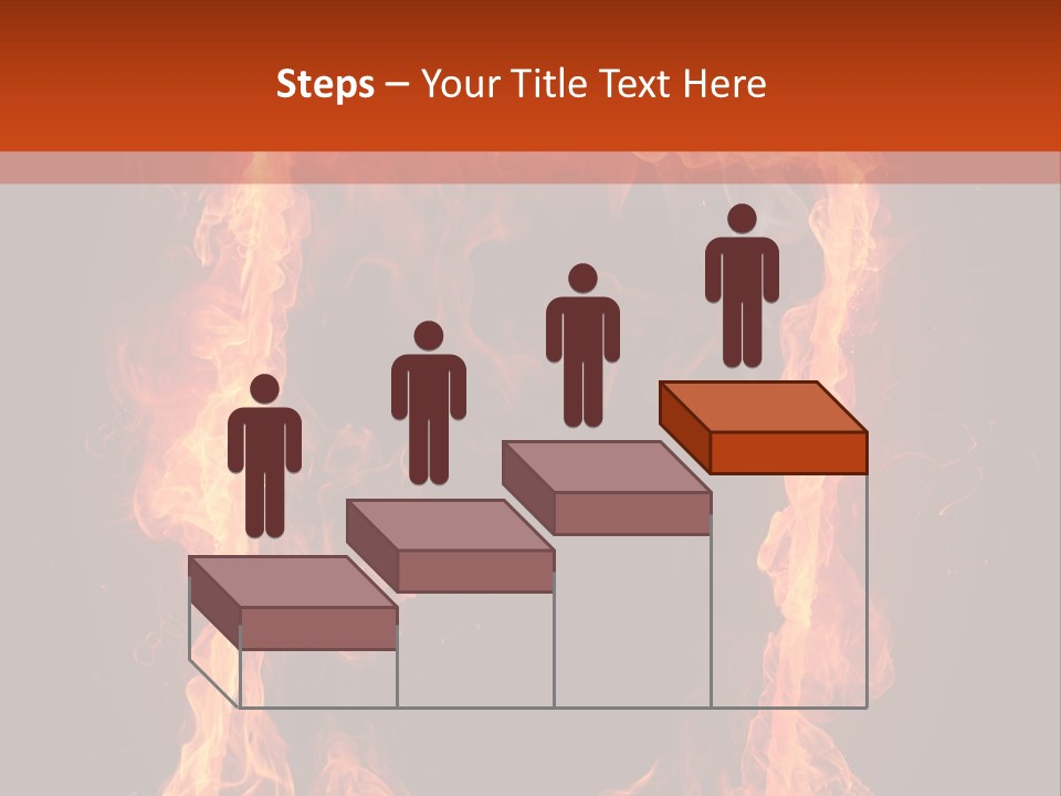 Igniting Shiny Flame PowerPoint Template
