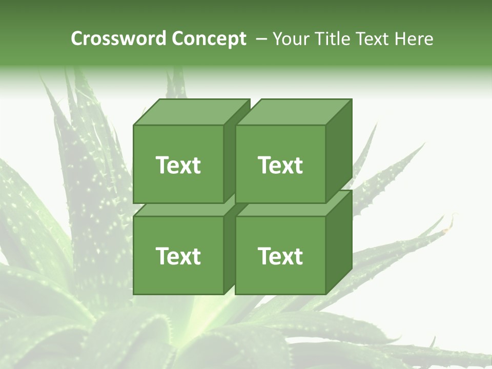 Detailed Plant Space PowerPoint Template