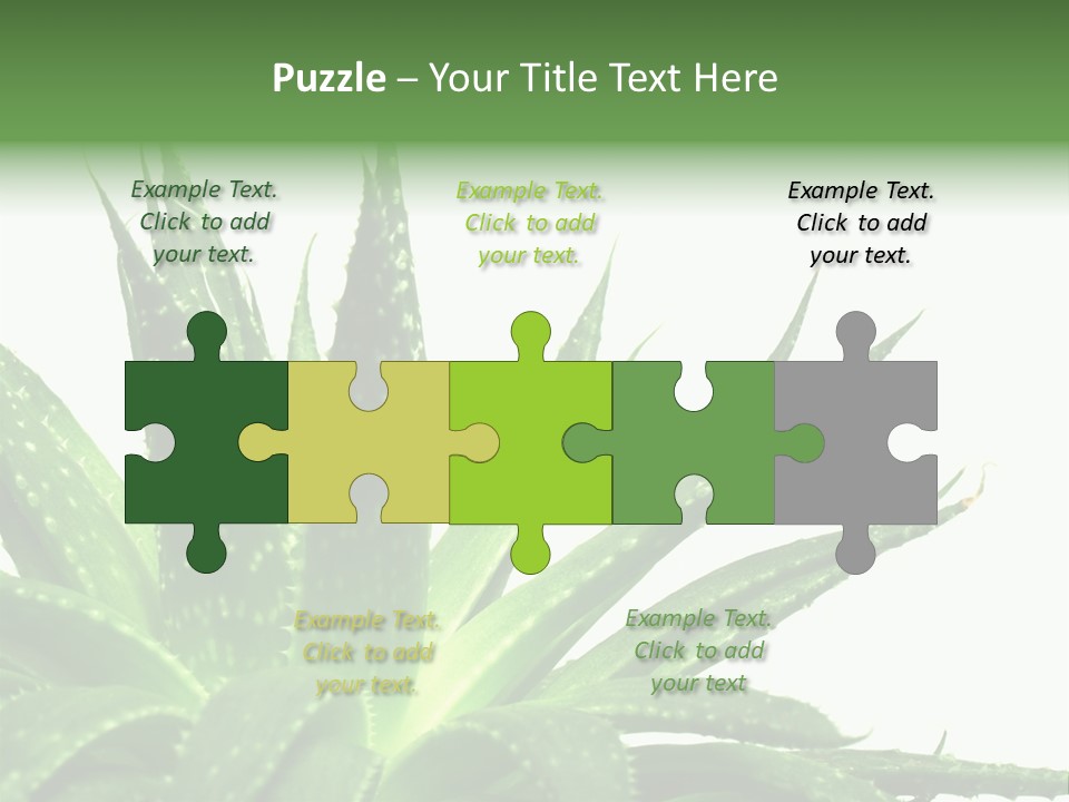 Detailed Plant Space PowerPoint Template