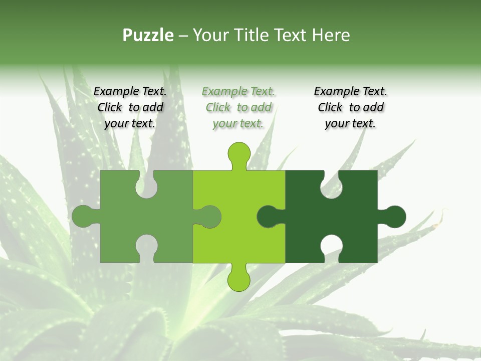 Detailed Plant Space PowerPoint Template