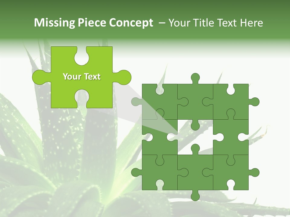 Detailed Plant Space PowerPoint Template