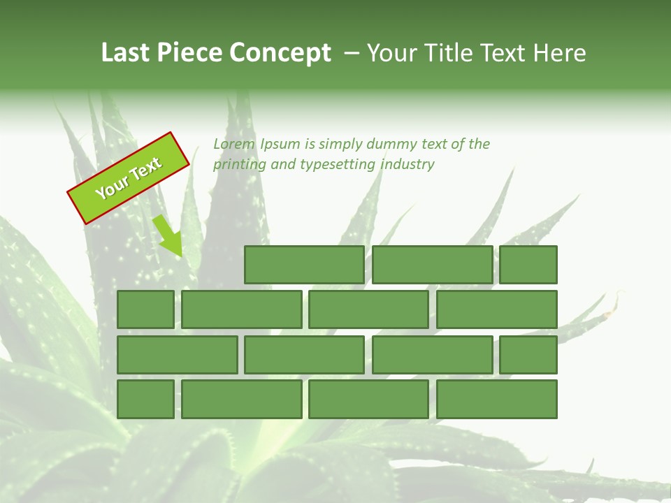 Detailed Plant Space PowerPoint Template