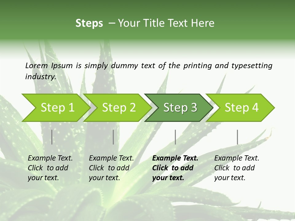 Detailed Plant Space PowerPoint Template
