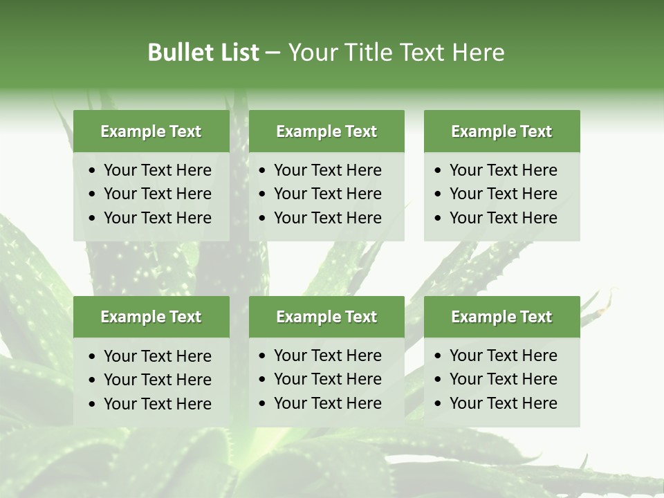 Detailed Plant Space PowerPoint Template