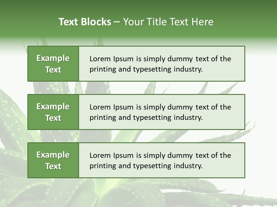 Detailed Plant Space PowerPoint Template