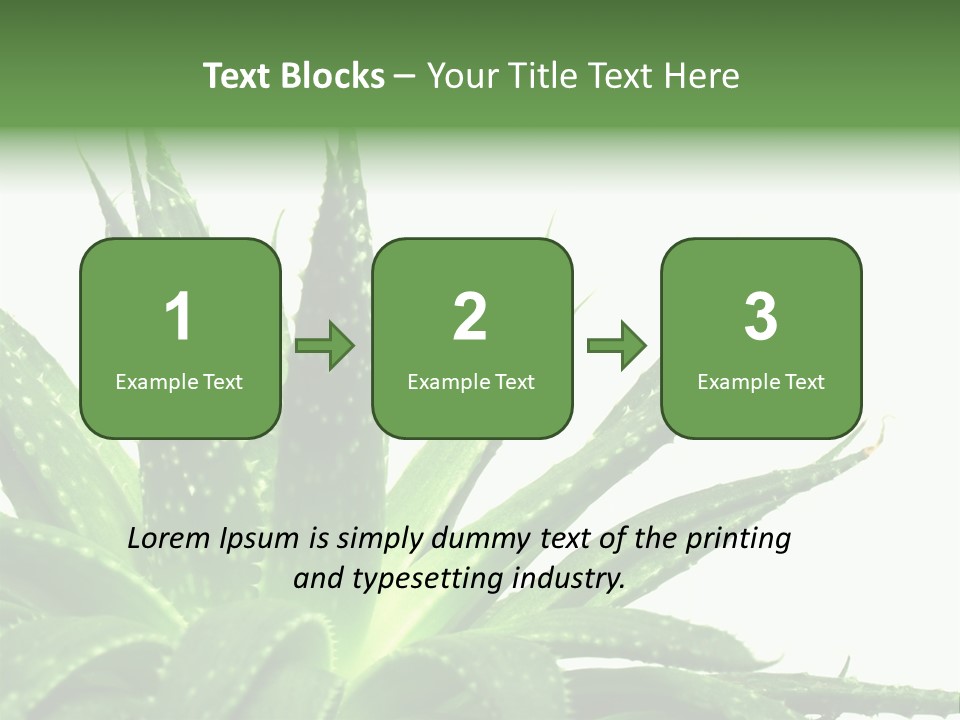 Detailed Plant Space PowerPoint Template