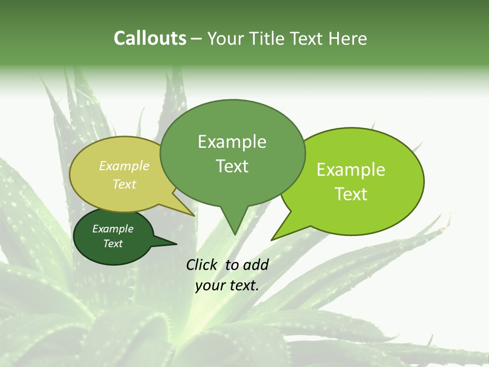 Detailed Plant Space PowerPoint Template