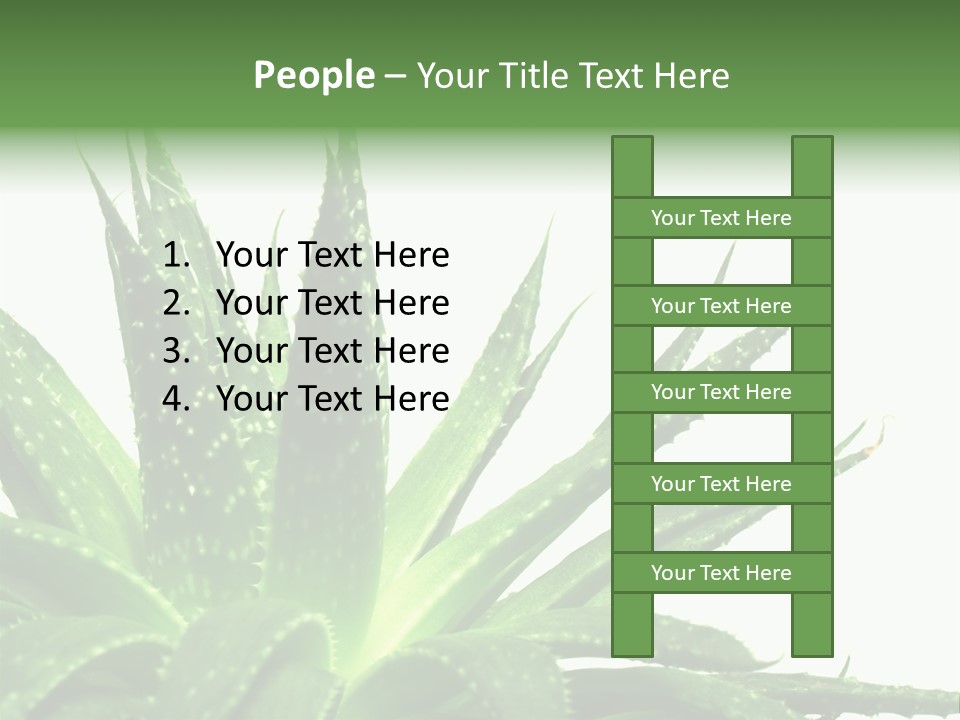 Detailed Plant Space PowerPoint Template