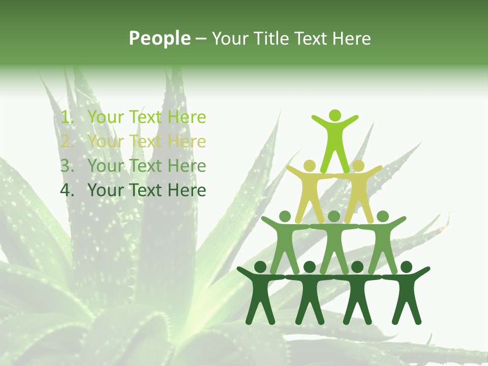 Detailed Plant Space PowerPoint Template