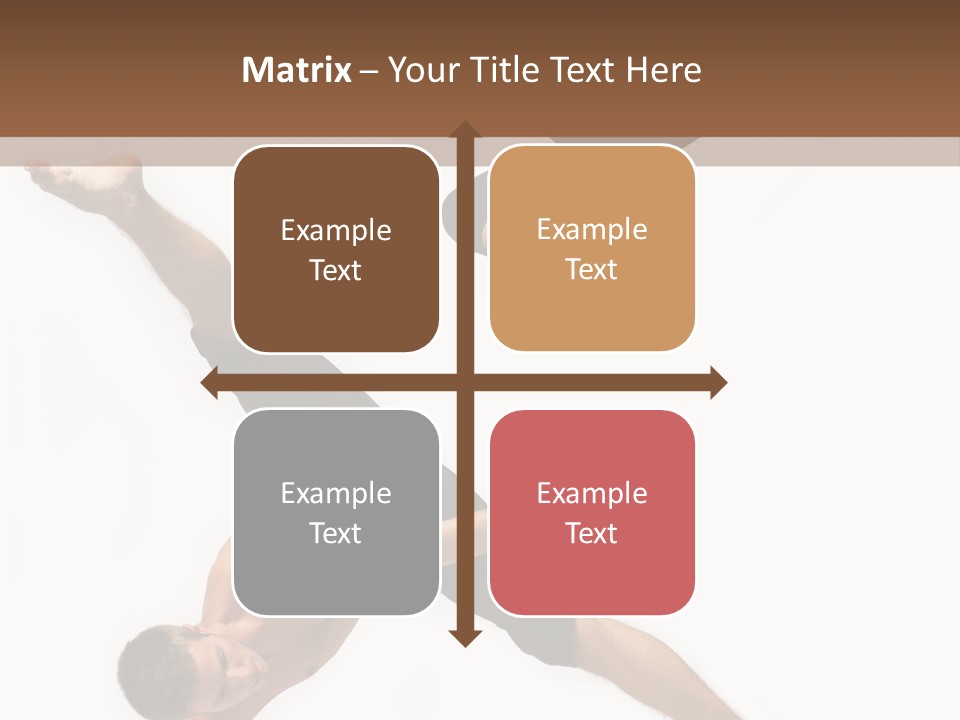 Exercise Elegance Female PowerPoint Template