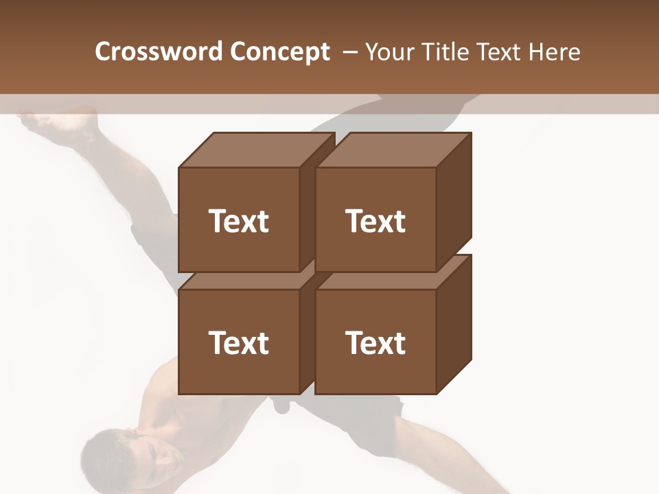 Exercise Elegance Female PowerPoint Template