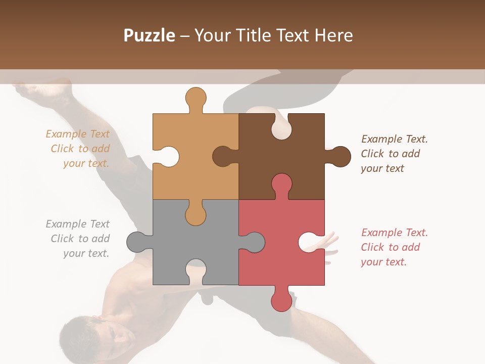 Exercise Elegance Female PowerPoint Template